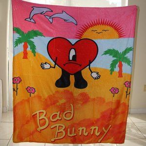 *Free gift with purchase!* Bad Bunny Blanket